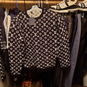 Louis Vuitton Full Monogram Jacquard Crewneck